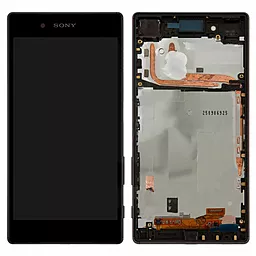 Дисплей Sony Xperia Z5 Dual с тачскрином и рамкой, Black - фото Дисплей Sony Xperia Z5 Dual с тачскрином и рамкой, Black