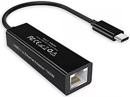 Мережева карта Choetech USB Type-C - RJ45 1000Mbps 0.15м чорний (HUB-R01) - фото Мережева карта Choetech USB Type-C - RJ45 1000Mbps 0.15м чорний (HUB-R01)