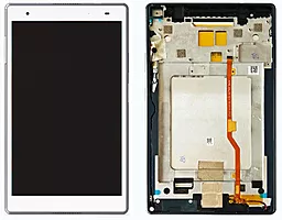 Дисплей для планшета Lenovo Tab 4 8 Plus TB-8704X, TB-8704F, TB-8704N + Touchscreen with frame White