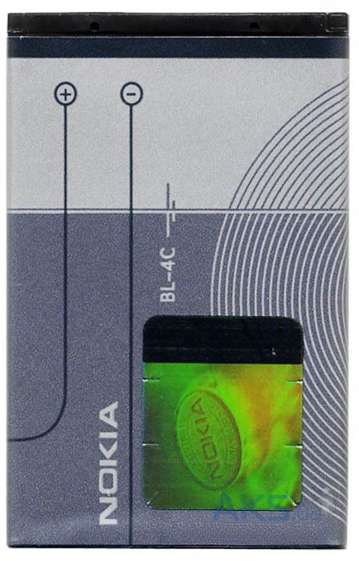 Акумулятор для телефона Nokia BL-4C фото