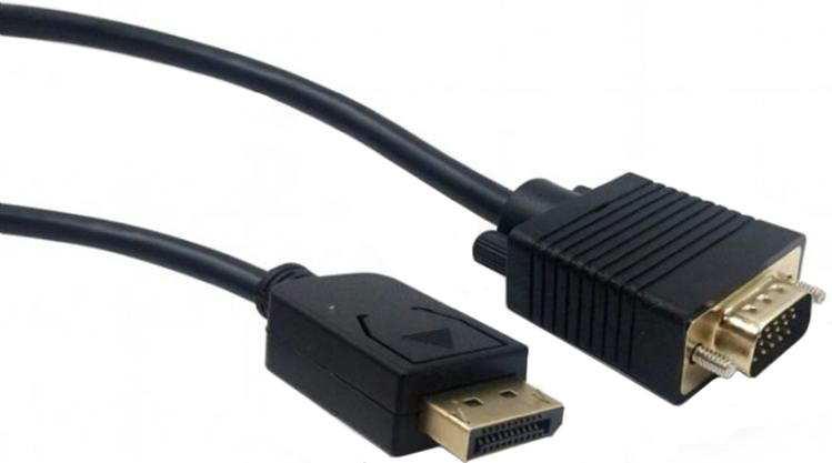 Видеокабель DisplayPort - VGA фото