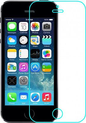 Защитное стекло для телефона Apple iPhone 5S фото