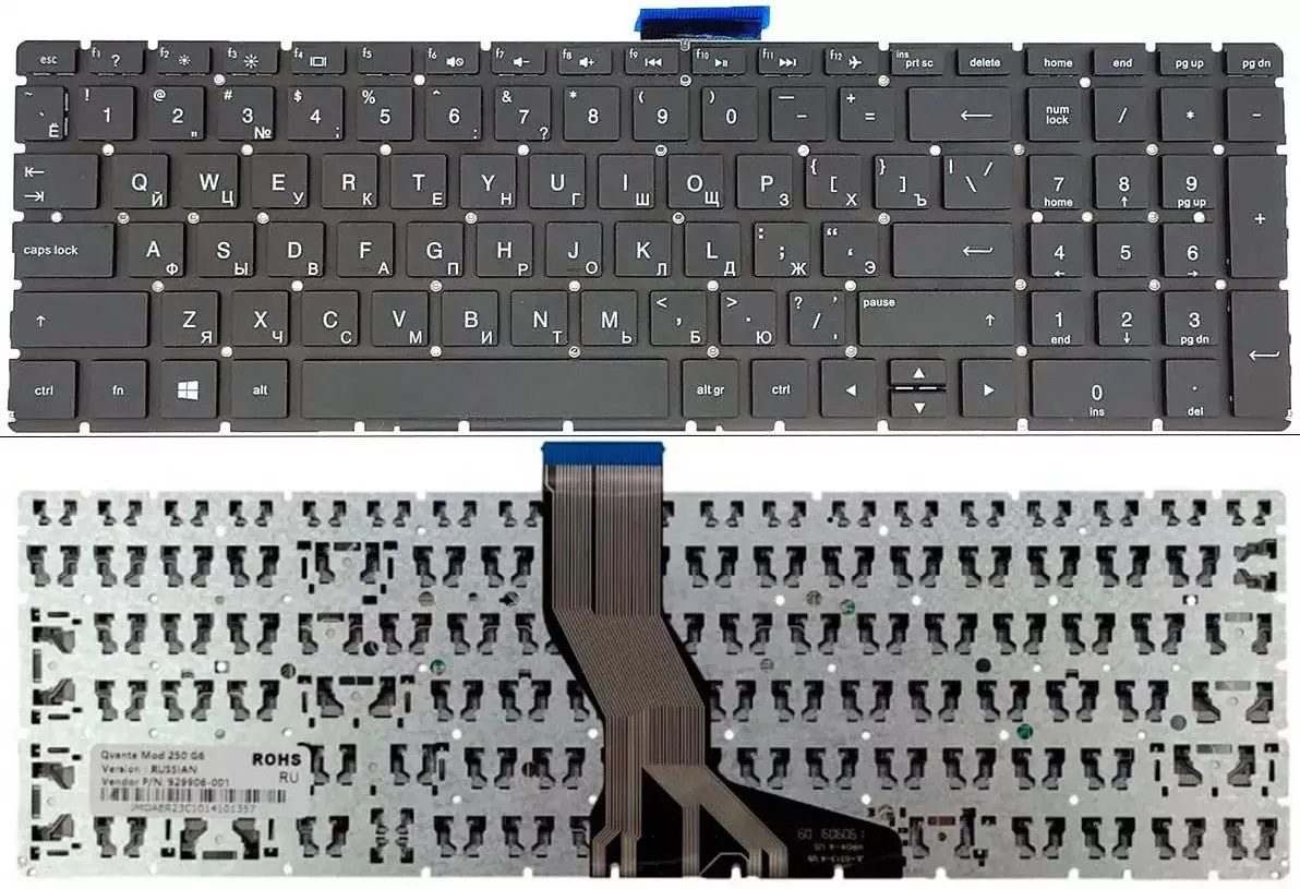 Клавиатура для ноутбука HP 250 G6 фото
