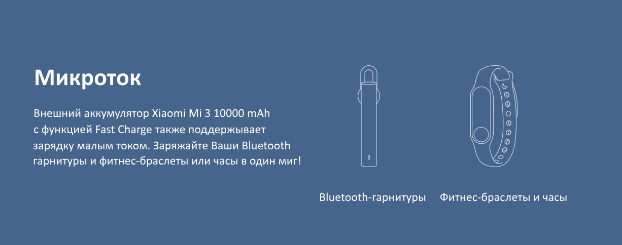 Повербанк Xiaomi Mi 3 10000 mAh 2USB Fast Charge PLM13ZM Silver (VXN4259CN) / зображення №10