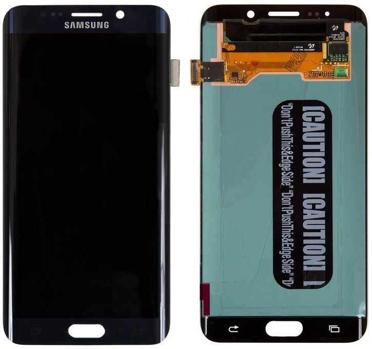 Дисплей Samsung Galaxy S6 EDGE Plus G928 + Touchscreen (Super AMOLED, original) Black / изоборажение №3