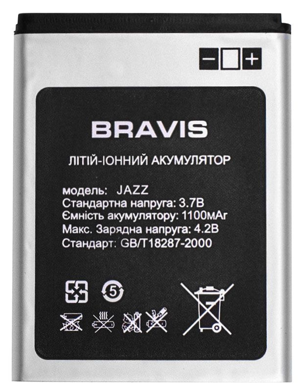 Аккумуляторы для телефона Bravis