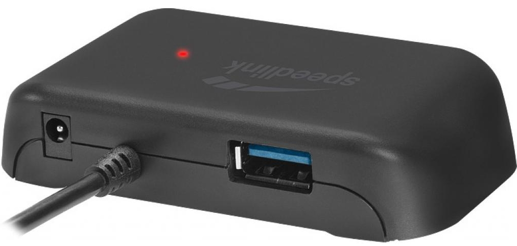 Концентратор (USB хаб) Speedlink USB to 4xUSB 3.0 Black (SL-140107-BK) / изоборажение №2