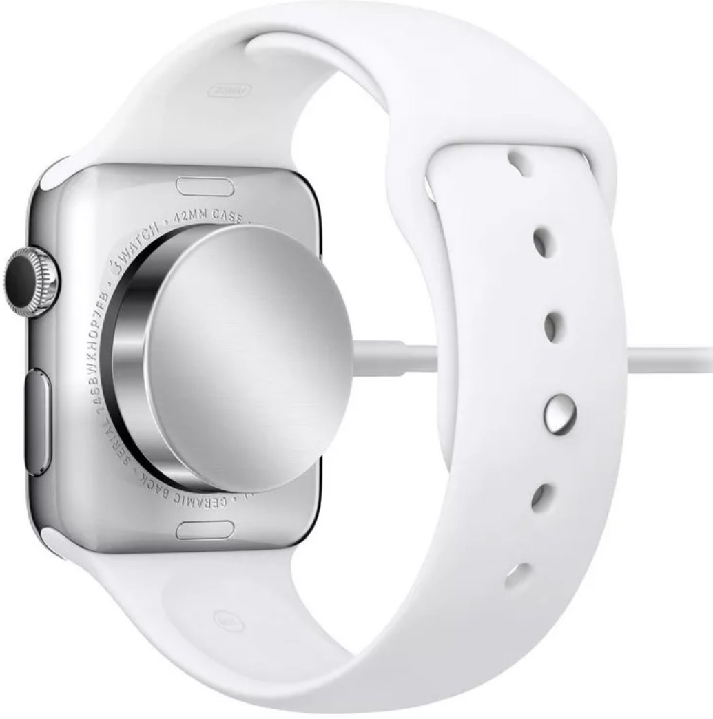 Зарядний кабель для розумного годинника Apple Watch Original Magnetic Charging Cable 1m (MKLG2 / MKLG2CHA) / зображення №1