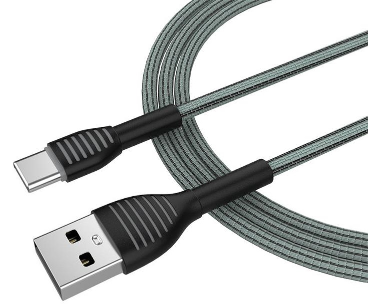 Кабель USB ColorWay USB Type-C Cable 3A Grey (CW-CBUC041-GR) / изоборажение №1