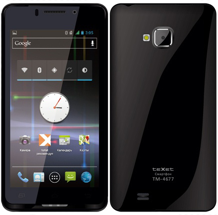 Дисплей TeXet TM-4677 + Touchscreen Black / зображення №1