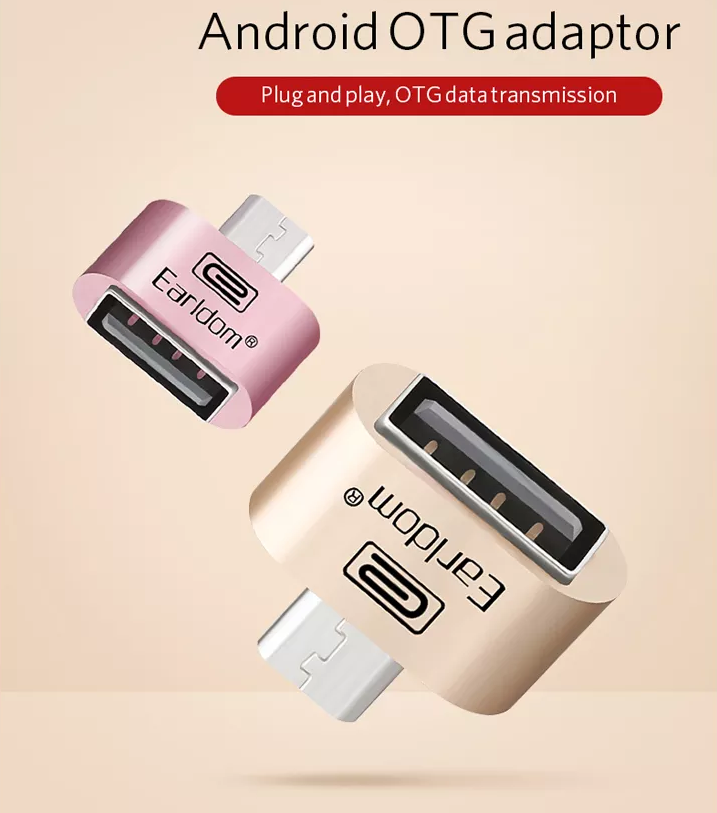 OTG-переходник Earldom ET-OT01 micro USB to USB Gold / изоборажение №1