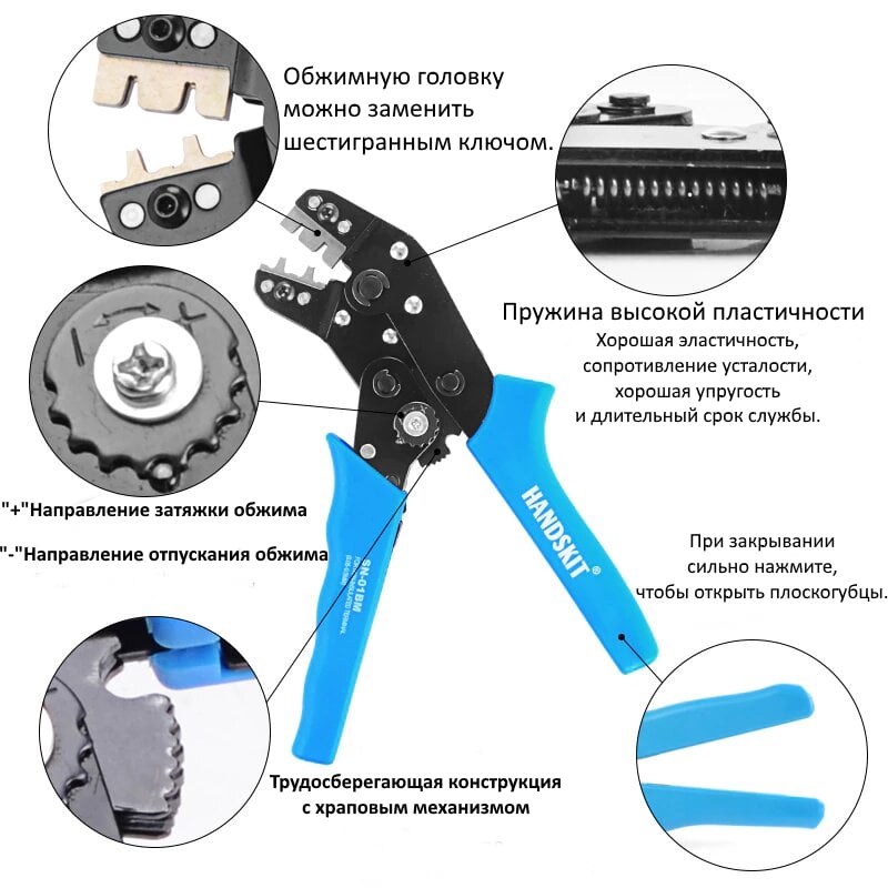 Кримпер (пресс-клещи) SN-01BM Handskit / изоборажение №1