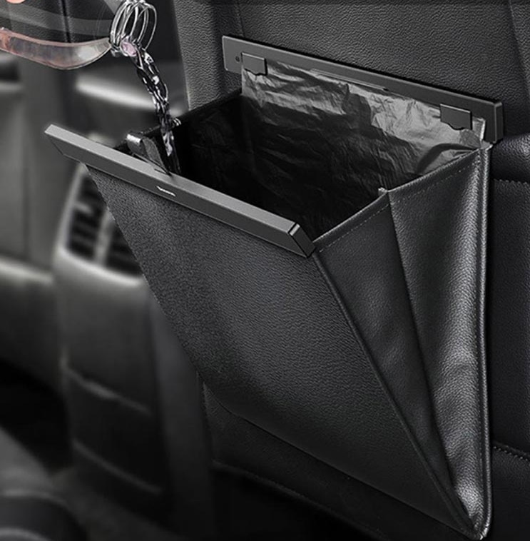 Автоурна Baseus Clean Garbage Bag for Back Seat of Cars Black (CRLJD-C01) / изоборажение №1