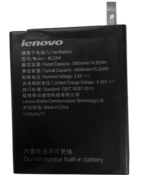 Акумулятор Lenovo P70 / BL234 (4000 mAh) / зображення №4