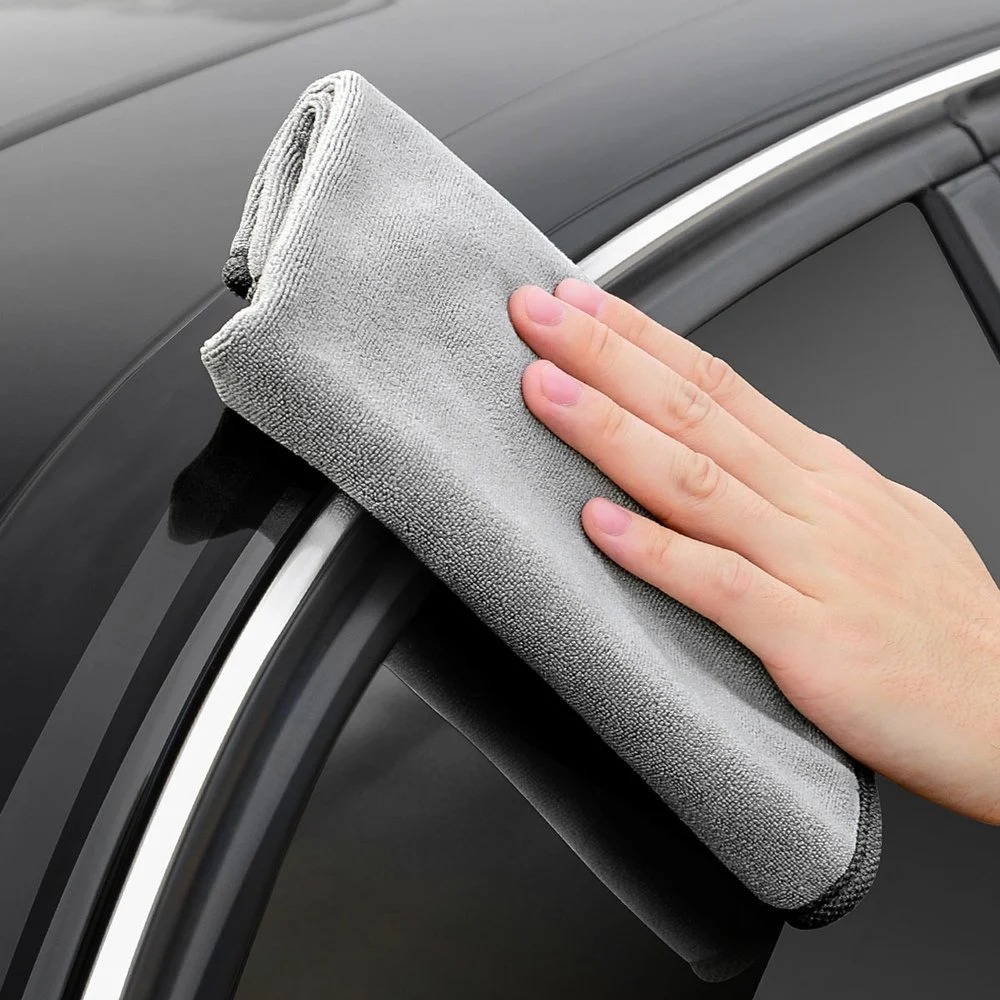 Полотенце для авто Baseus Easy life Car washing Towel (40x40мм) Grey (CRXCMJ-0G) / изоборажение №2