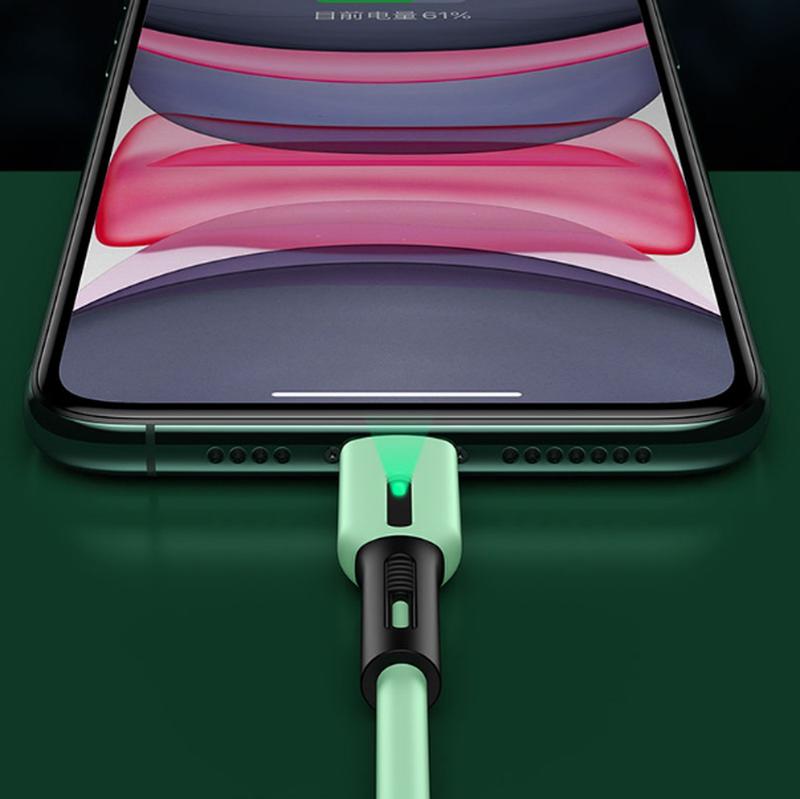 Кабель USB Usams U52 Remarkable USB Type-C Cable 2A Green / изоборажение №1