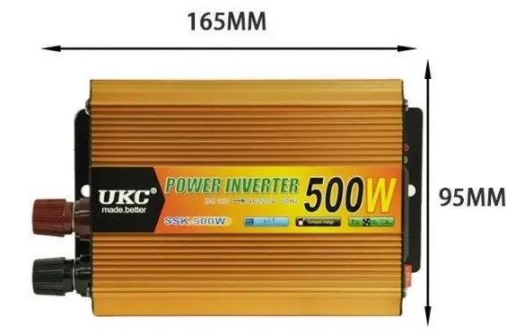 Преобразователь напряжения UKC SSK-500W 12V-220V / изоборажение №2