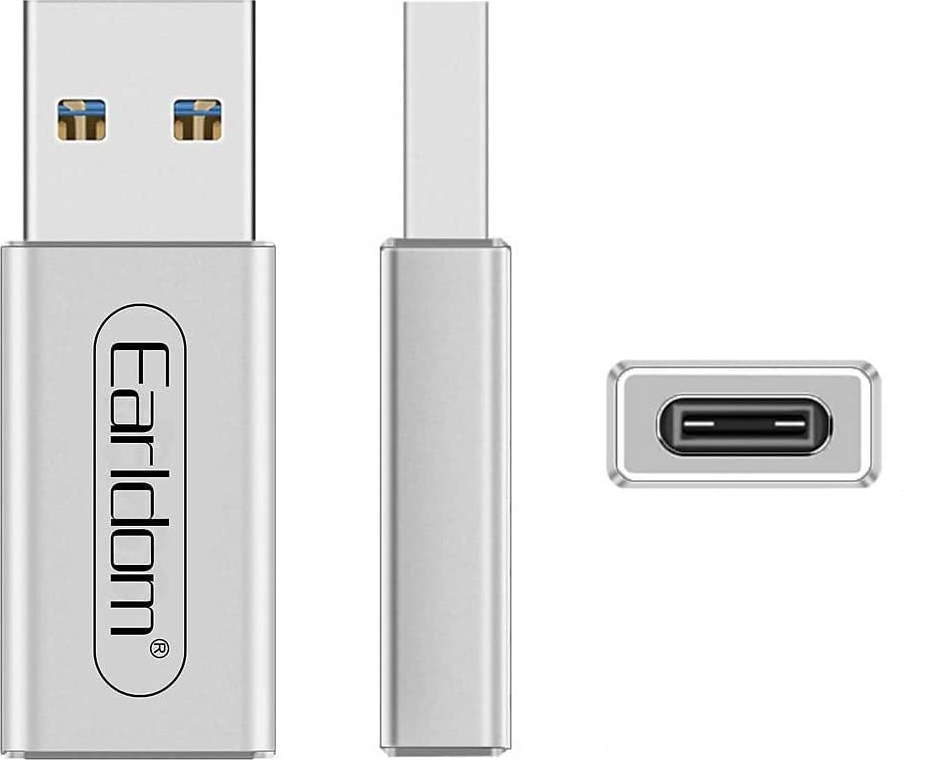 Адаптер-переходник Earldom ET-TC07 USB-A - Type-C White / изоборажение №2