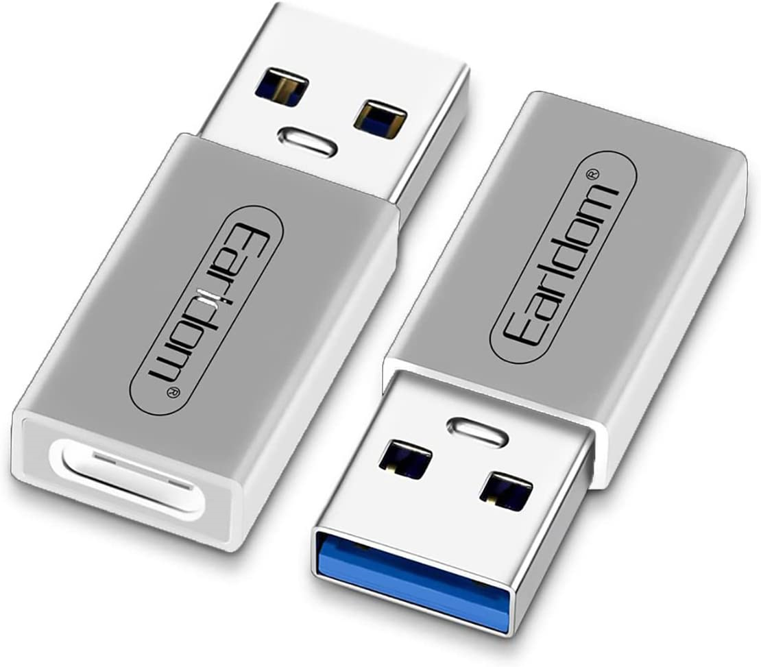 Адаптер-переходник Earldom ET-TC07 USB-A - Type-C White / изоборажение №1