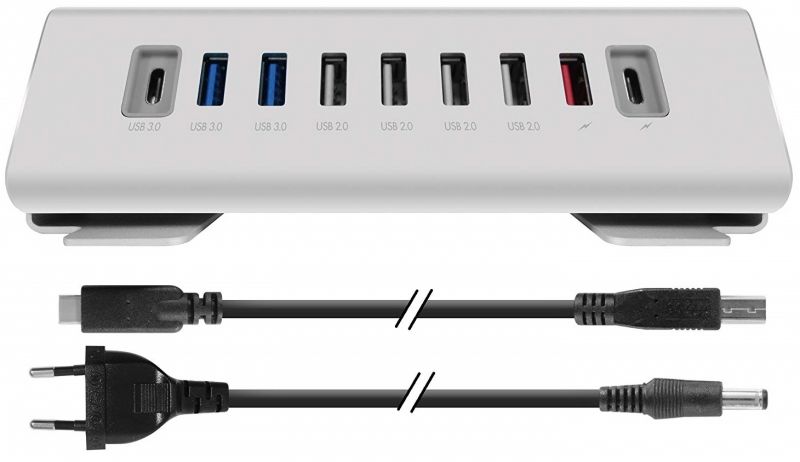 Мультиадаптер Macally USB-С Hub & USB-A Adapters Series UCTRIHUB9-EU / зображення №5