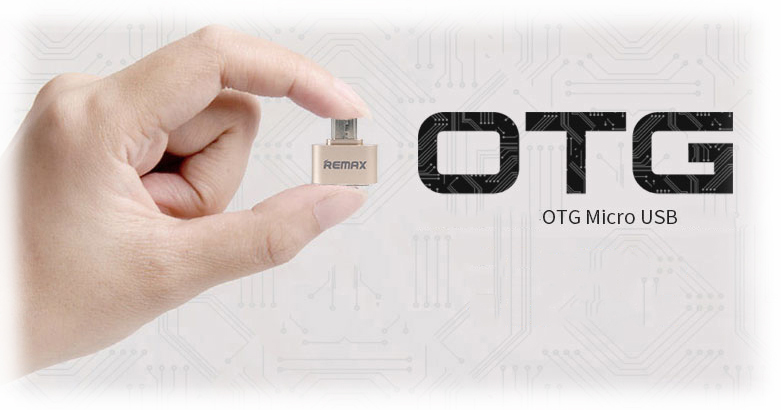 OTG-перехідник Remax Micro USB Silver (RA-OTG) / зображення №1