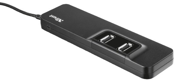 Концентратор (USB хаб) Trust Oila 7 Port USB 2.0 Black (20576) / изоборажение №1