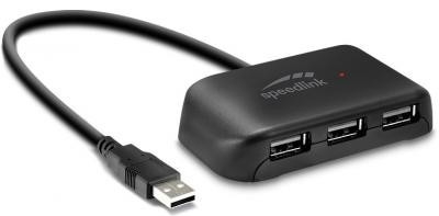 Концентратор (USB хаб) Speedlink USB to 4xUSB 3.0 Black (SL-140107-BK) / изоборажение №1