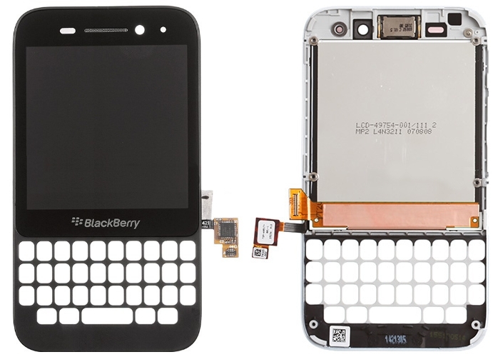 Дисплей Blackberry Q5 + Touchscreen with Frame Black / зображення №1