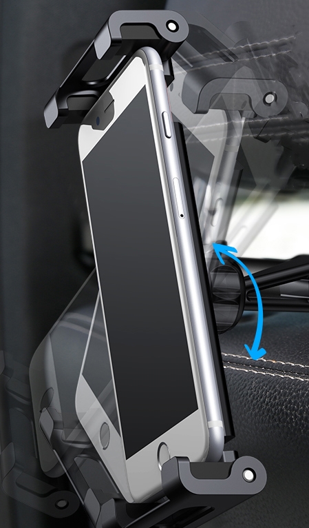 Автотримач Baseus Back Seat Car Mount Holder Black (SUHZ-01) / зображення №10