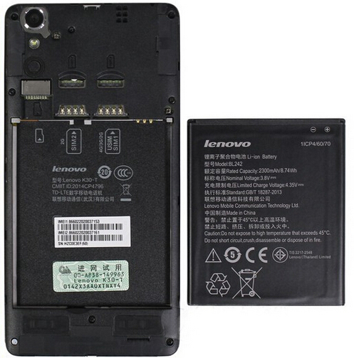 Акумулятор Lenovo A6010 Pro (2300 mAh) 12 міс. гарантії / зображення №8