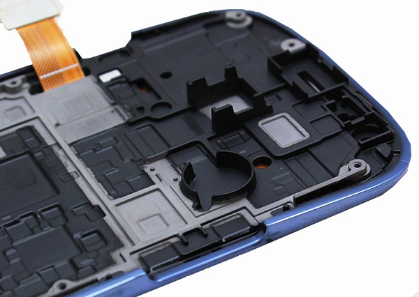 Дисплей Samsung Galaxy S3 mini I8190 + Touchscreen with frame (Super AMOLED, original) Blue / изоборажение №3