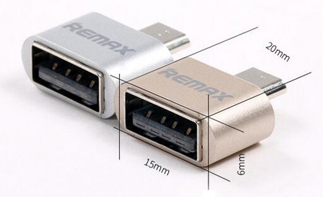 OTG-переходник Remax Micro USB Silver (RA-OTG) / изоборажение №2