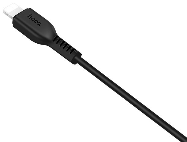 Кабель HOCO X20 Flash lightning charging cable (L=1M) Black 5