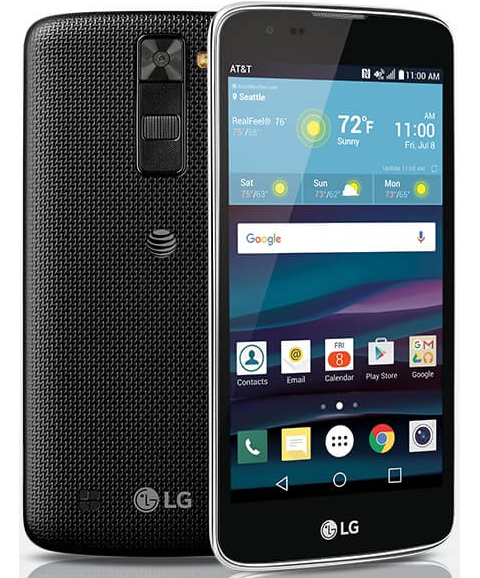 Дисплей LG K8 K350E, K8 K350N, Phoenix 2 K371 + Touchscreen with frame (original) Black / изоборажение №1