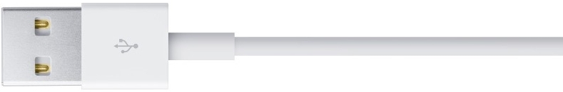 USB Кабель Apple iPhone Lightning to USB 2.0 (MD818) Всі версії iOS! White / зображення №2