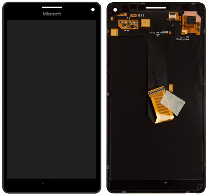 Дисплей Microsoft Lumia 950 XL Dual Sim + Touchscreen with frame (original) Black / зображення №2