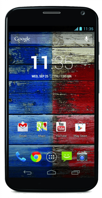 Дисплей Motorola Moto X XT1052, XT1053, XT1055, XT1056, XT1058, XT1060 + Touchscreen with frame (original) Black / зображення №1