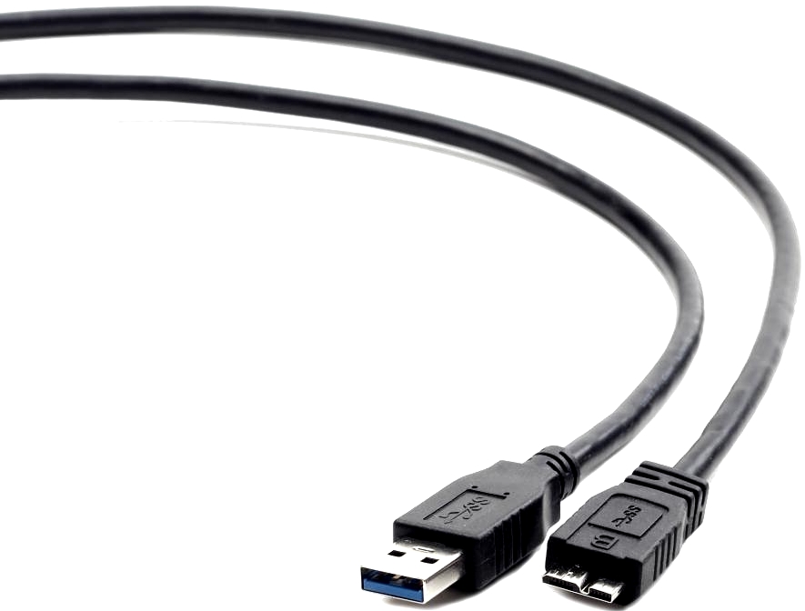 USB Кабель Cablexpert 1.8m micro USB 3.0 Cable Blue (CCP-mUSB3-AMBM-6) / зображення №1