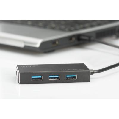 Концентратор (USB хаб) DIGITUS USB 3.0 Hub, 4-port (DA-70240-1) / изоборажение №1