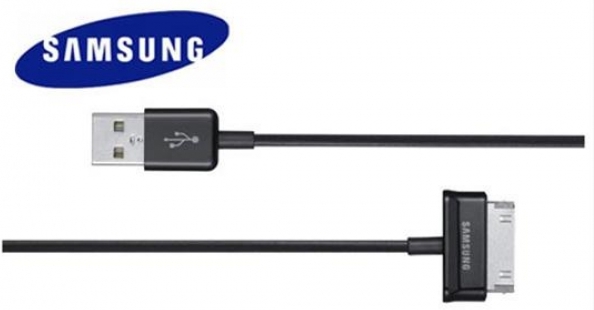 Кабель USB Samsung Galaxy Tab Black (ECC1DP0UBECSTD HC) / изоборажение №1