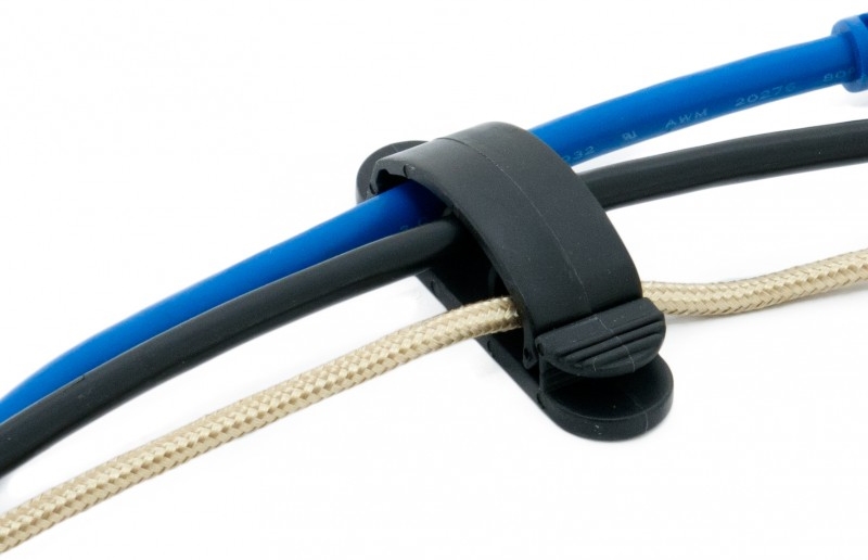 Органайзер для кабелей ExtraDigital Cable Clips CC-912 Black (KBC1709) / изоборажение №2