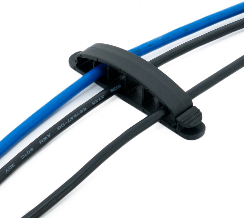 Органайзер для кабелей ExtraDigital Cable Clips CC-913 Black (KBC1710) / изоборажение №1