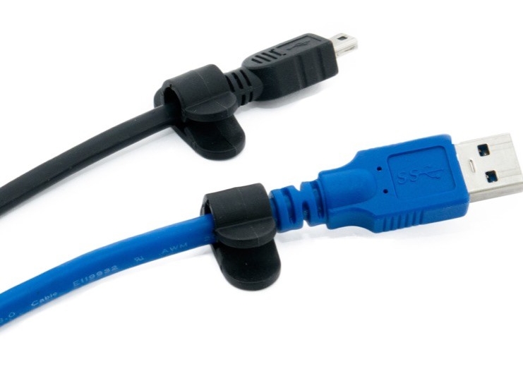 Органайзер для кабелей ExtraDigital Cable Clips CC-926 Black (KBC1711) / изоборажение №6