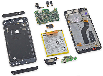 Характеристики аккумулятора Huawei HB416683EWC (3450 mAh) Original для Nexus 6P