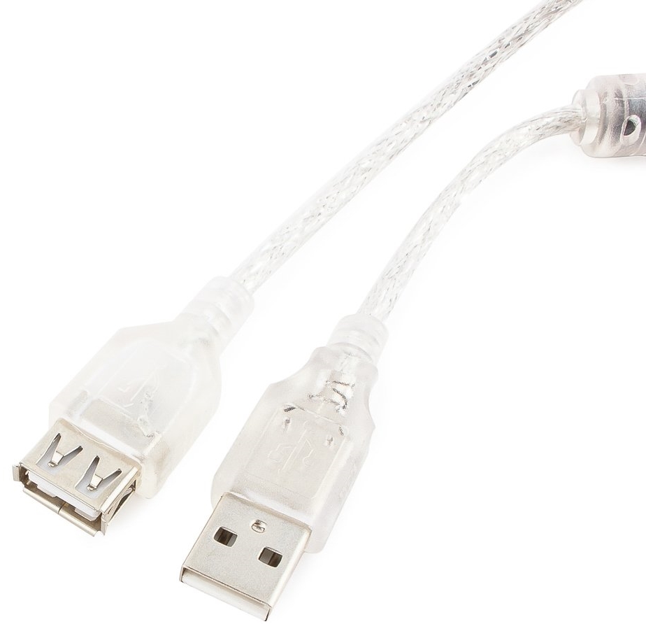Шлейф (Кабель) Cablexpert USB 2.0A - USBA, 0.75м (CCF-USB2-AMAF-TR-0.75M) / зображення №1