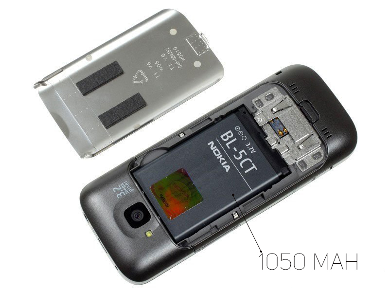 Батарея для телефона Nokia BL-5CT (1050 mAh)