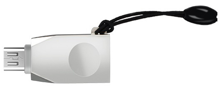 OTG-переходник Hoco UA10 Micro-USB Pearl Nickel / изоборажение №1