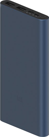 Повербанк Xiaomi Mi 3 10000 mAh 2USB Fast Charge PLM13ZM Silver (VXN4259CN) / изоборажение №1