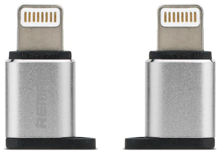 Адаптер-перехідник Remax Micro USB - Lightning Apple Adapter Silver (RA-USB2) / зображення №12