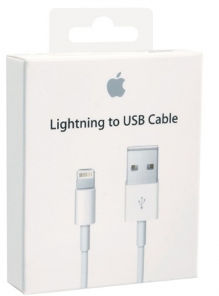 USB Кабель Apple iPhone Lightning to USB 2.0 (MD818) Всі версії iOS! White / зображення №8